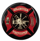 Volunteer Firefighter - 2" Epoxy Insert