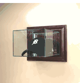 Wall Mounted Cap / Hat Glass Display Case