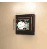 Wall Mounted Glass Baseball Display Case