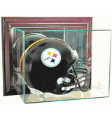 Wall Mounted Glass Football Helmet Display Case