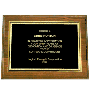 Walnut Plaques (10"x8") - Click to enlarge