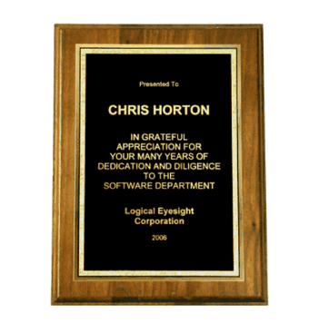 Walnut Plaques (9"x12") - Click to enlarge