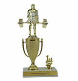Weightlifting 1st, 2nd and 3rd Place Award Cup Trophy