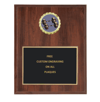 Weightlifting Insert Plaque (Multiple Styles) - Click to enlarge