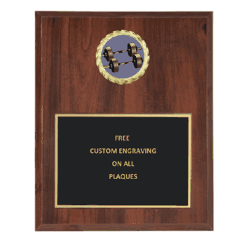 Weightlifting Insert Plaque (Multiple Styles) - Click to enlarge