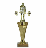 Weightlifting Star Column Trophy