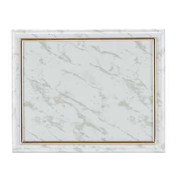 White Certificate Holder - Gold Frame - Click to enlarge