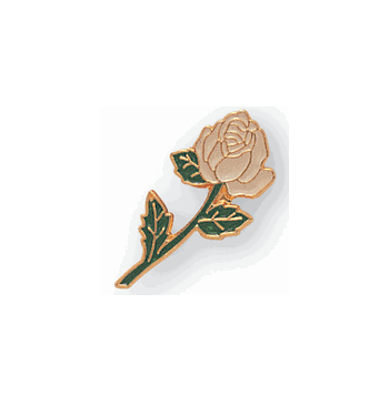 White Flower Pins - Click to enlarge