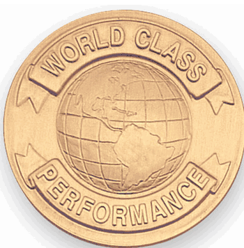 World Class Performance Litho Medal Insert - Click to enlarge