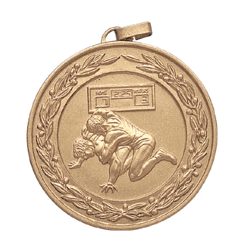 Wrestling: 2" Olympic-Style J-Series Medals - Click to enlarge
