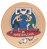 Wrestling (498191) Litho Medal Insert