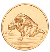 Wrestling (502641) Litho Medal Insert