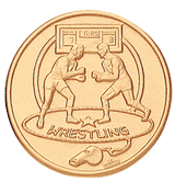 Wrestling (507405) Litho Medal Insert