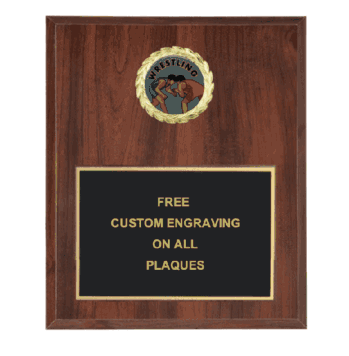 Wrestling Insert Plaque (Multiple Styles) - Click to enlarge