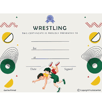 Wrestling Template - Click to enlarge