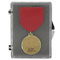 Hinged Plastic Box For Medal & Drape Ribbon, 3 1/2 x 2 9/16, Item X1075 (+$4.95)