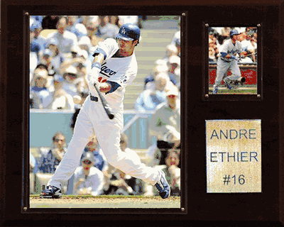 12"x15" Andre Ethier Los Angeles Dodgers Player Plaque
