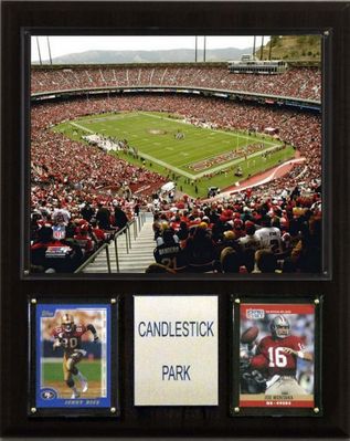 12"x15" Candlestick Park Stadium Plaque