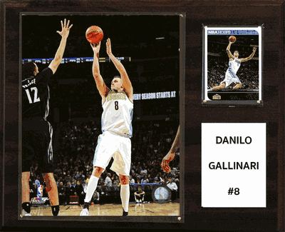 12"x15" Danilo Gallinari Denver Nuggets Player Plaque