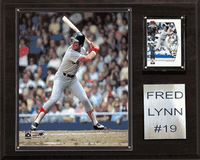 12"x15" Fred Lynn Boston Red Sox Player Plaque