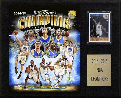 12"x15" Golden State Warriors 2014-2015 Champions Plaque