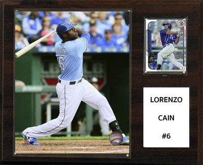 12"x15" Lorenzo Cain Kansas City Royals Player Plaque