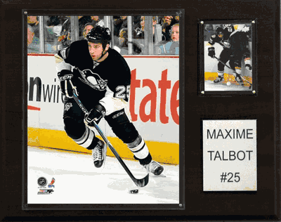 12"x15" Maxime Talbot Pittsburgh Penguins Player Plaque