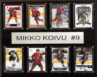 12"x15" Mikko Koivu Minnesota Wild 8-Card Plaque