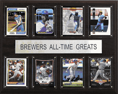 12"x15" Milwaukee Brewers All-Time Greats Plaque