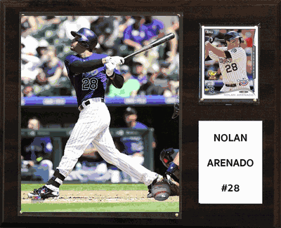 12"x15" Nolan Arenado Colorado Rockies Player Plaque