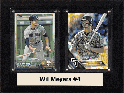 6"X8" Will Myers San Diego Padres Two Card Plaque