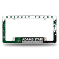 Adams State Grizzlies Primary Chrome Automotive License Plate Frame Adams State Grizzlies Primary Chrome Automotive License Plate Frame