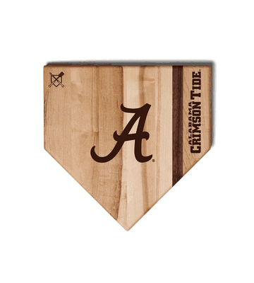 Alabama 12 Inch Home Plate Cutting Board
