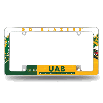 Alabama-Birmingham Blazers - UAB Primary Chrome License Plate Frame