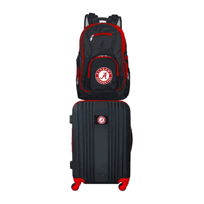 Alabama Crimson Tide 2 Piece Set Luggage and Backpack