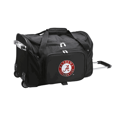 Alabama Crimson Tide 22" Wheeled Duffel Nylon Bag