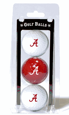 Alabama Crimson Tide 3 Pack of Golf Balls