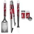 Alabama Crimson Tide 3 Piece Tailgate BBQ Set with Salt and Pepper Shakers