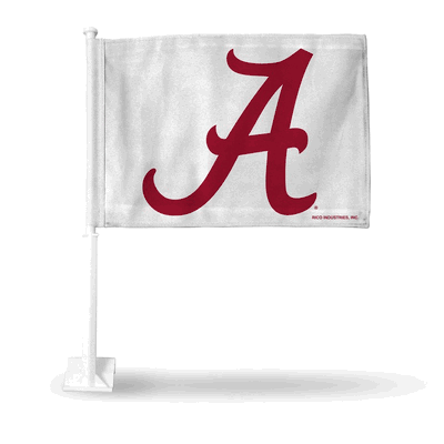 Alabama Crimson Tide Alternate Double Sided Car Flag - 16" x 19"
