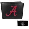 Alabama Crimson Tide Bi-fold Wallet & Black Money Clip