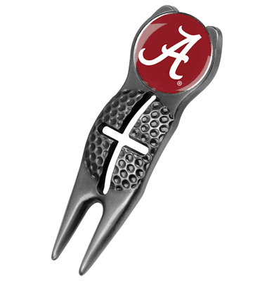 Alabama Crimson Tide Crosshairs Divot Tool - Black