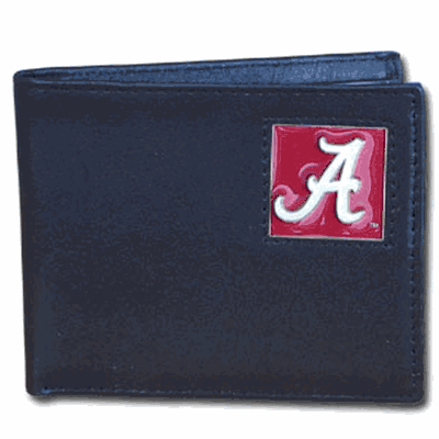 Alabama Crimson Tide Leather Bi-fold Wallet