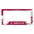Alabama Crimson Tide Wave Chrome Automotive License Plate Frame Alabama Crimson Tide Wave Chrome Automotive License Plate Frame
