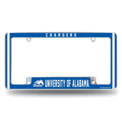 Alabama�Huntsville�Chargers Chrome Automotive License Plate Frame