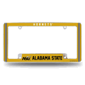 Alabama State Hornets Classic Chrome Automotive License Plate Frame