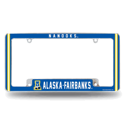 Alaska�Fairbanks�Nanooks Chrome Automotive License Plate Frame