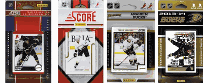Anaheim Ducks 4 Different Licensed Trading Card Team Sets