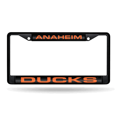 Anaheim Ducks Black Laser Chrome Frame