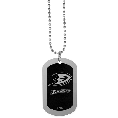 Anaheim Ducks Chrome Tag Necklace