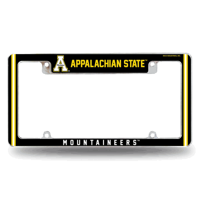 Appalachian State Mountaineers Classic Chrome Auto License Plate Frame